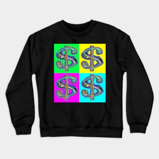 Dollar Pop Art 22 Crewneck Sweatshirt